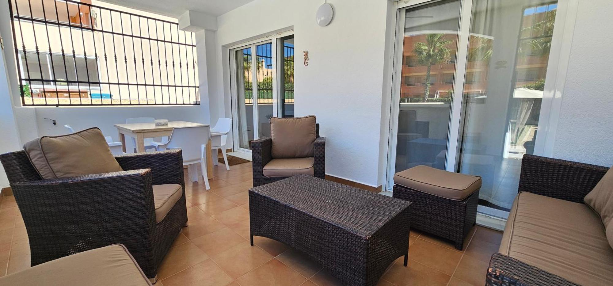 Homes Of Spain, Apartamentos Paraiso Vera Playa, Fatu Hiva, Bajo A Con Piscina Privada En Jardin Privado, Primera Linea De Playa, Wifi Bagian luar foto