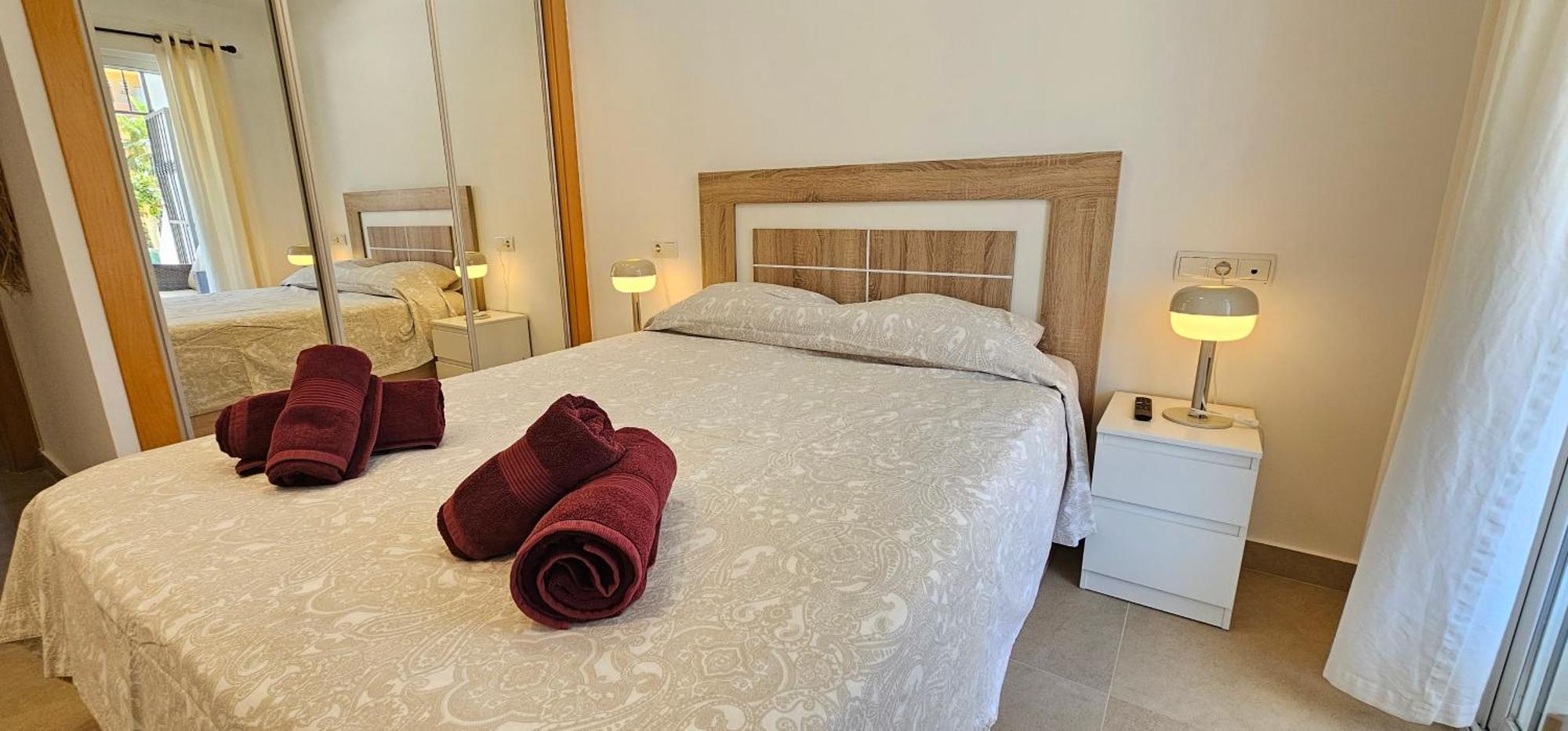 Homes Of Spain, Apartamentos Paraiso Vera Playa, Fatu Hiva, Bajo A Con Piscina Privada En Jardin Privado, Primera Linea De Playa, Wifi Bagian luar foto