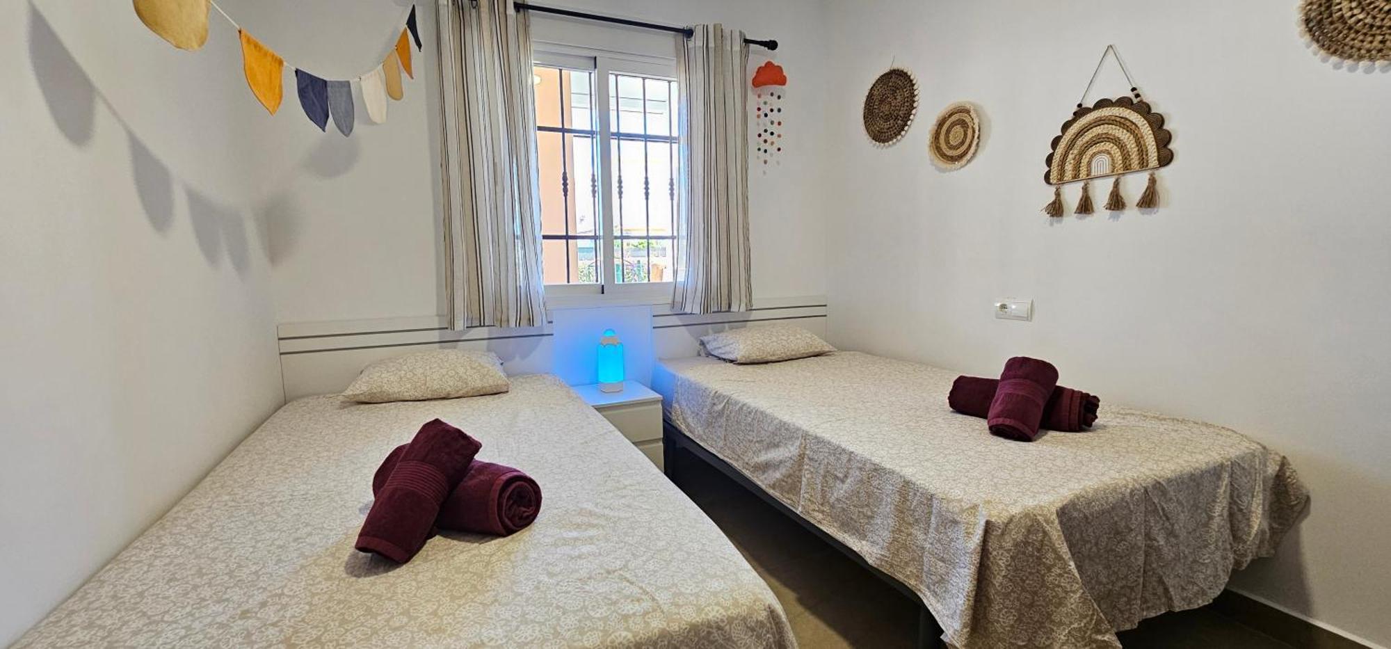 Homes Of Spain, Apartamentos Paraiso Vera Playa, Fatu Hiva, Bajo A Con Piscina Privada En Jardin Privado, Primera Linea De Playa, Wifi Bagian luar foto