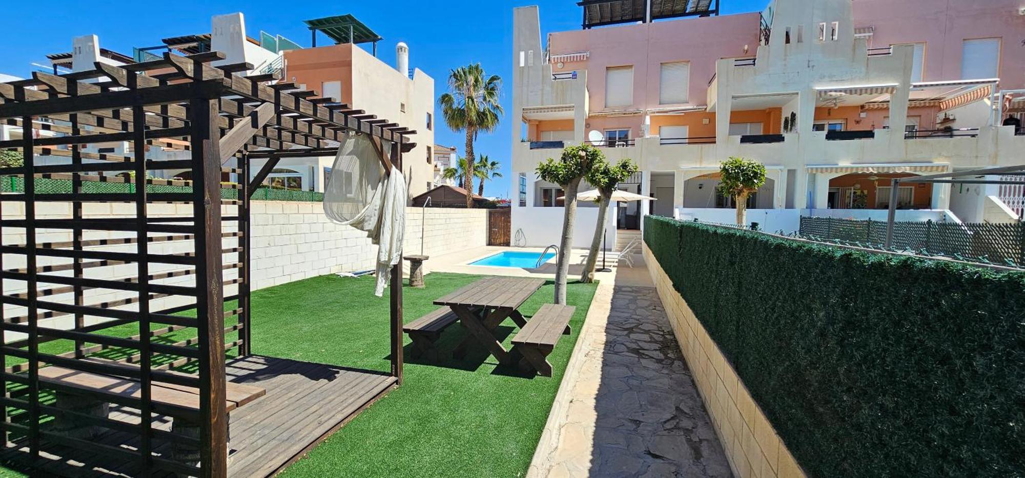 Homes Of Spain, Apartamentos Paraiso Vera Playa, Fatu Hiva, Bajo A Con Piscina Privada En Jardin Privado, Primera Linea De Playa, Wifi Bagian luar foto