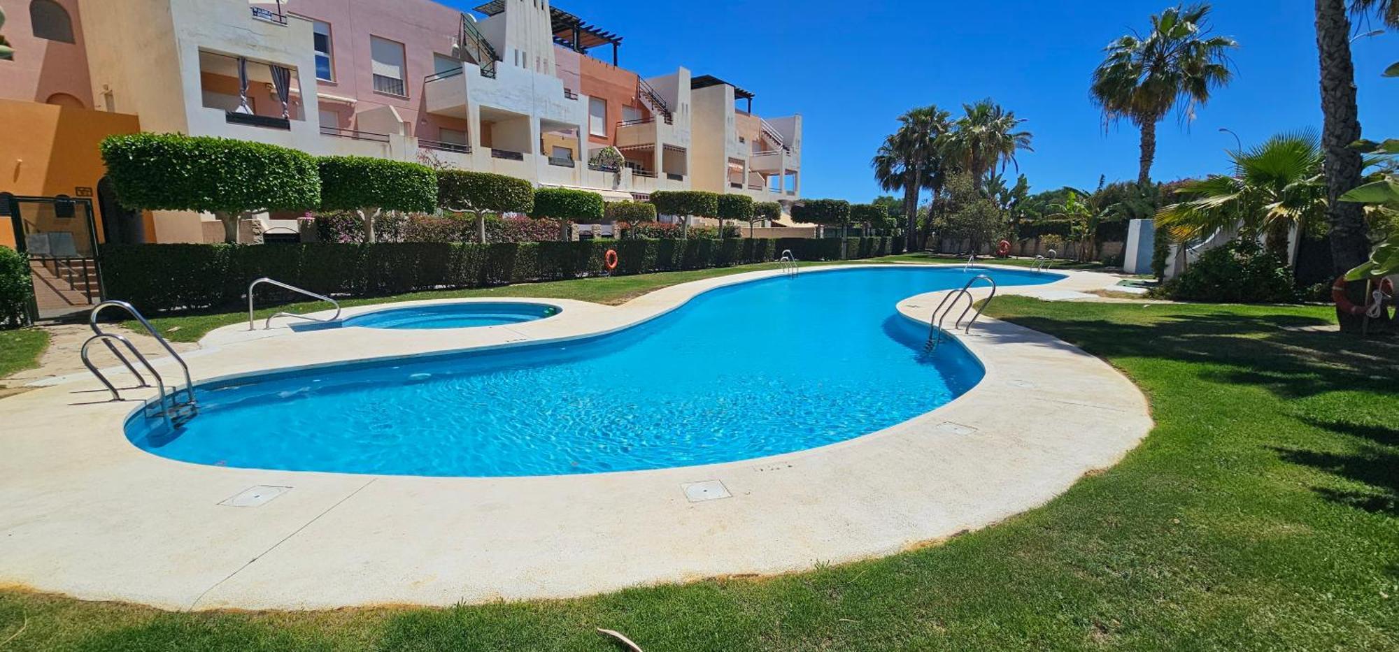 Homes Of Spain, Apartamentos Paraiso Vera Playa, Fatu Hiva, Bajo A Con Piscina Privada En Jardin Privado, Primera Linea De Playa, Wifi Bagian luar foto