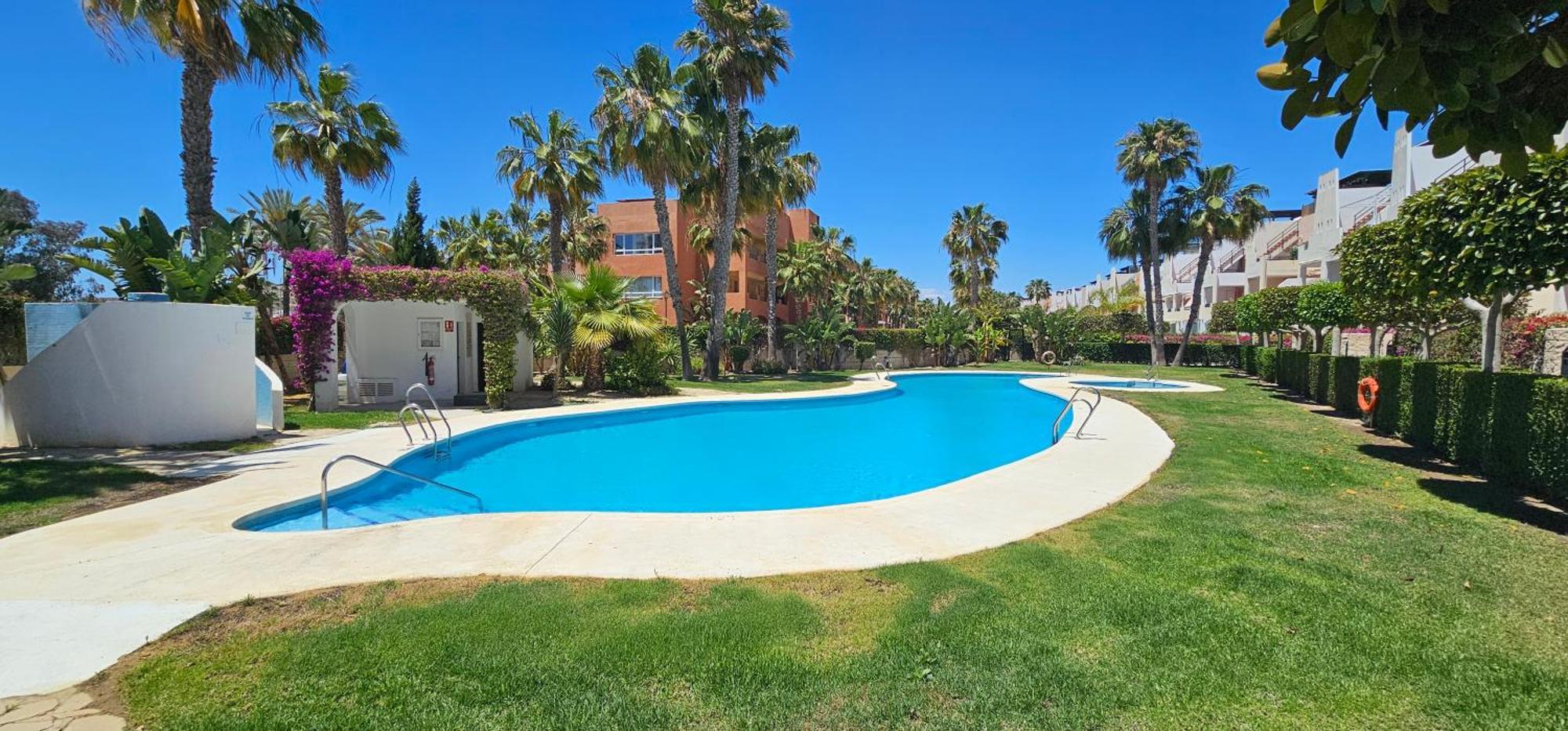 Homes Of Spain, Apartamentos Paraiso Vera Playa, Fatu Hiva, Bajo A Con Piscina Privada En Jardin Privado, Primera Linea De Playa, Wifi Bagian luar foto